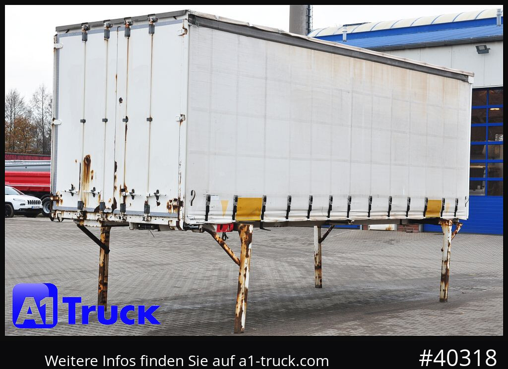 Planenaufbau KRONE Wechselbrücke 7,45 Multilock, neutral