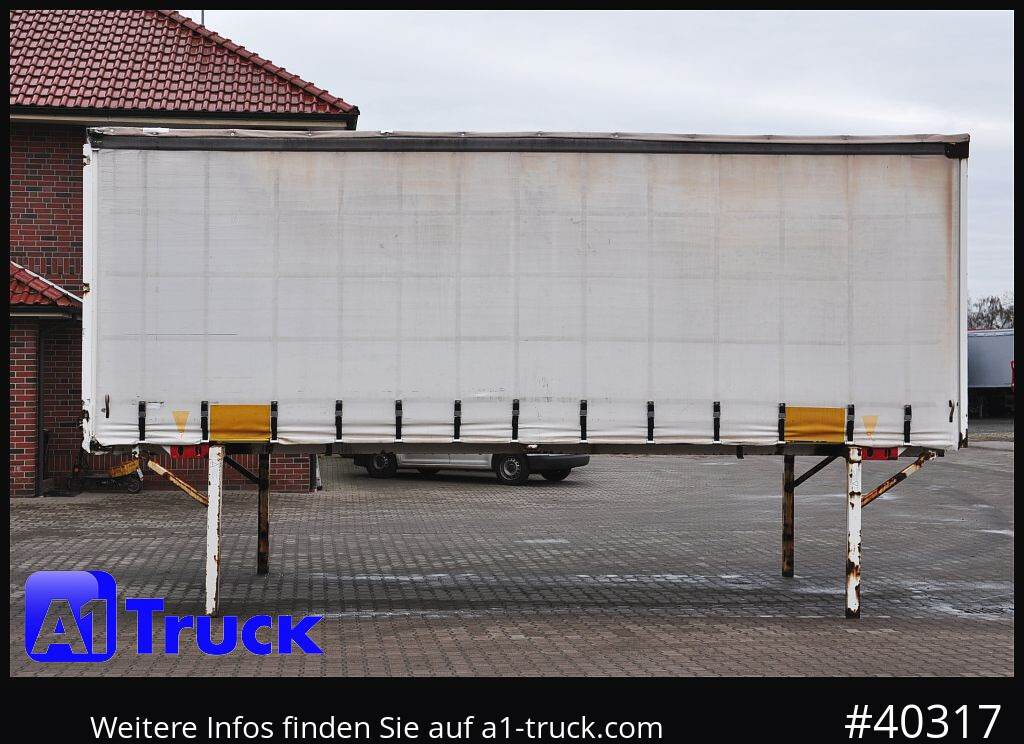 Planenaufbau KRONE Wechselbrücke 7,45 Multilock, neutral
