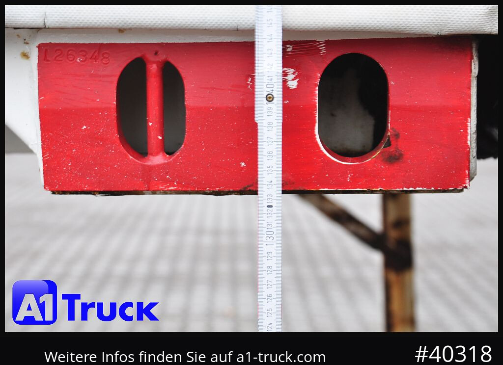 Planenaufbau KRONE Wechselbrücke 7,45 Multilock, neutral