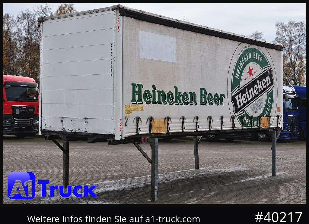 Planenaufbau WECON WPR 745, verzinkt, 2520  innen, Code XL