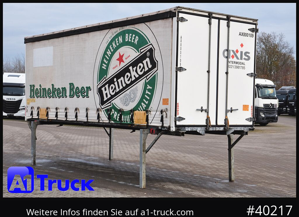 Planenaufbau WECON WPR 745, verzinkt, 2520  innen, Code XL