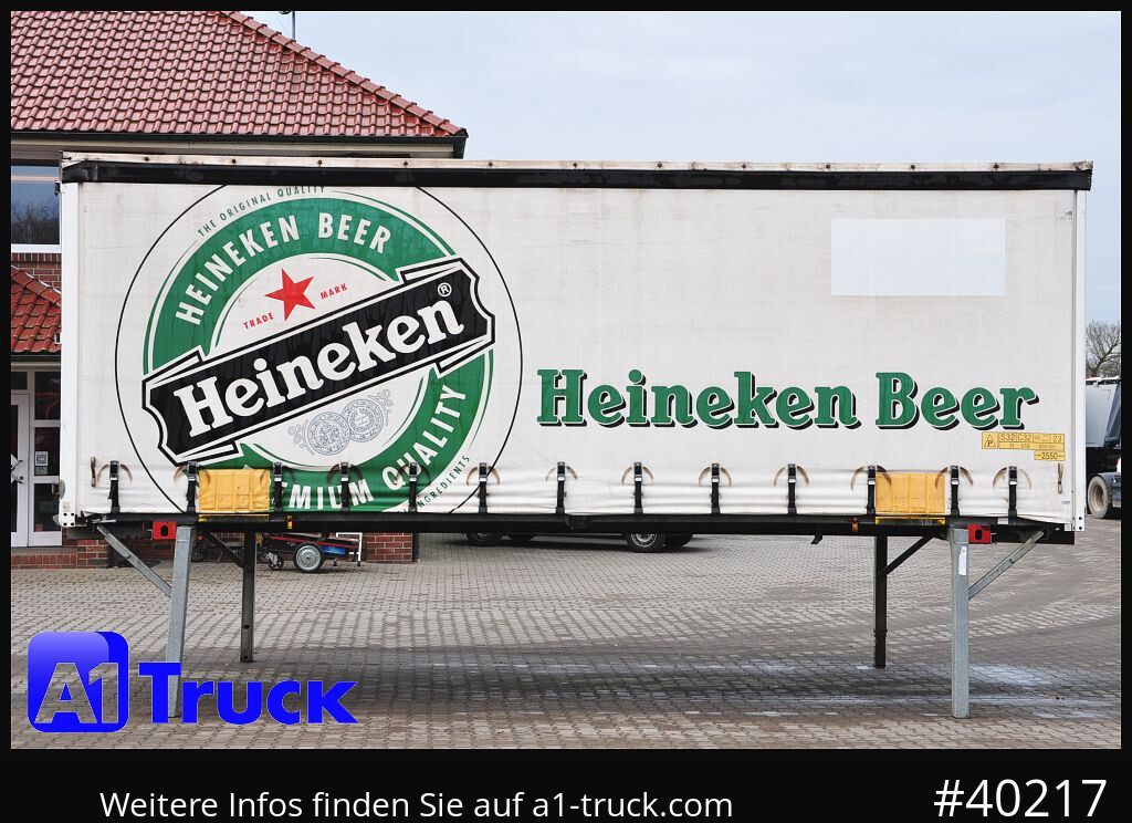 Planenaufbau WECON WPR 745, verzinkt, 2520  innen, Code XL