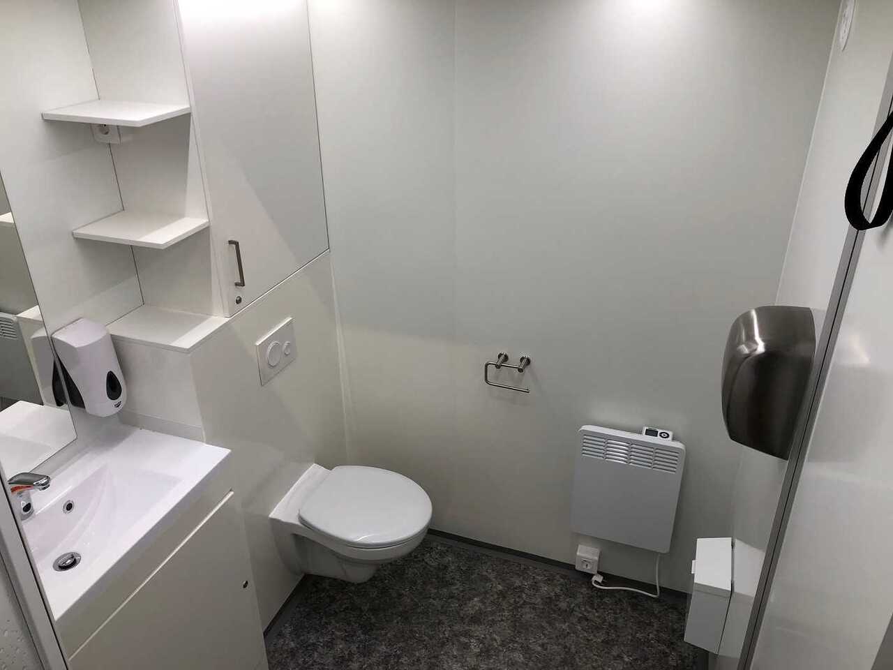 Wohncontainer, Anhänger ROSEMEIER VE Badanhänger + separates WC Toilettenanhänger: das Bild 8