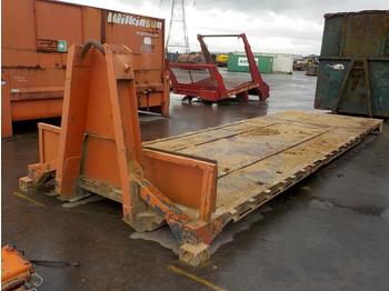 Abrollcontainer Roro Flat Bed to Hook Loader Lorry: das Bild 1