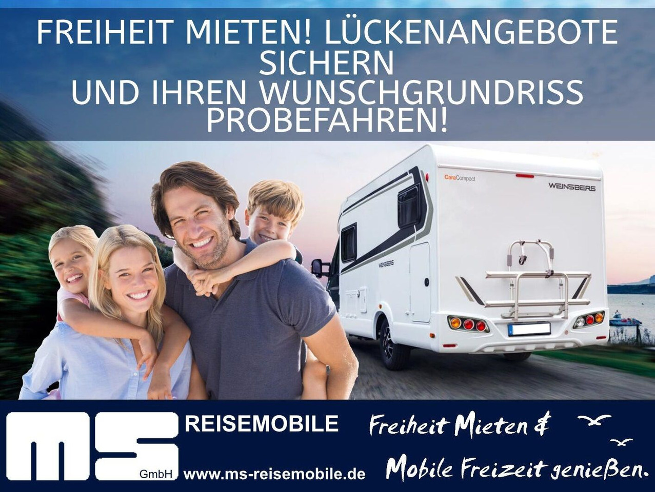 Teilintegriertes Wohnmobil Weinsberg CARASUITE 650 MG / 140PS / HECKBETT & HUBBETT