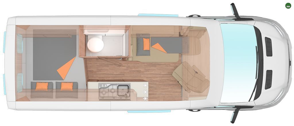 Camper Van Weinsberg CaraBus 600 MQ Modell 2023, 170 PS, Automatik: das Bild 3