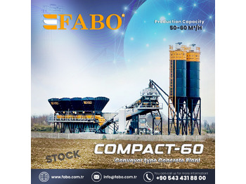FABO COMPACT-60 CONCRETE PLANT | CONVEYOR TYPE - Betonmischanlage: das Bild 1