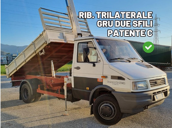 IVECO TurboDaily 59.12 Ribaltabile + Gru - Kipper Transporter: das Bild 1