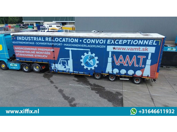 Tieflader Auflieger Meusburger 3-ass. Dieplader met huifopbouw / Naloop gestuurd: das Bild 2 Tieflader Auflieger Meusburger 3-ass. Dieplader met huifopbouw / Naloop gestuurd: das Bild 2