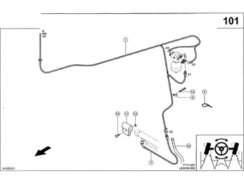 CLAAS Kabel/ Kabelbaum