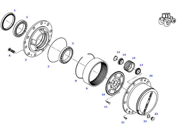 FENDT Radnabe/-lagerung