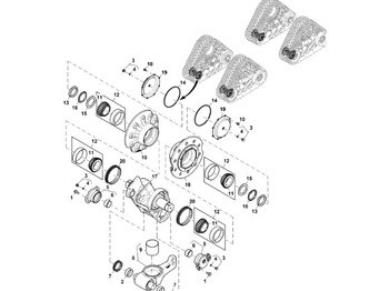 JOHN DEERE Laufwerksteile