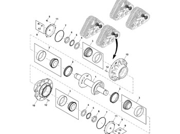 JOHN DEERE Laufwerksteile