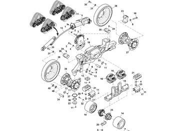 JOHN DEERE Laufwerksteile