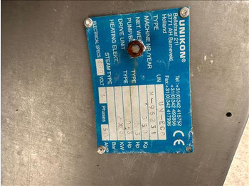 Lebensmittelmaschine Unikon UN-ECO Tray washer: das Bild 5 Lebensmittelmaschine Unikon UN-ECO Tray washer: das Bild 5