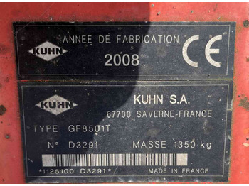 Heuwender/ Wenderechen Kuhn GF 8501T Tedder Schudder Kreiselheuer weidebouwmachines: das Bild 4 Heuwender/ Wenderechen Kuhn GF 8501T Tedder Schudder Kreiselheuer weidebouwmachines: das Bild 4