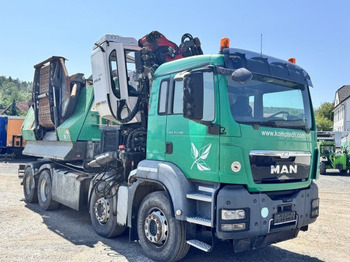 LKW, Holzschredder MAN TGS 35.540 8x4 mit Komptech-Zusatzeinheit: das Bild 5 LKW, Holzschredder MAN TGS 35.540 8x4 mit Komptech-Zusatzeinheit: das Bild 5