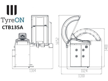 Werkstattgerät CTB135A wheel balancer - 5 ALU and 2 Steel programs - Auto input Distance + Diameter + Width - 230V: das Bild 2 Werkstattgerät CTB135A wheel balancer - 5 ALU and 2 Steel programs - Auto input Distance + Diameter + Width - 230V: das Bild 2