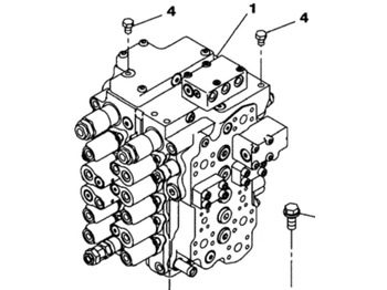 CASE Hydraulik ventil