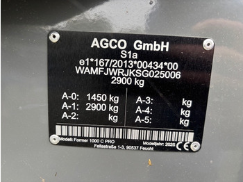 Heuwender/ Wenderechen Fendt Former 1000 C PRO: das Bild 2 Heuwender/ Wenderechen Fendt Former 1000 C PRO: das Bild 2