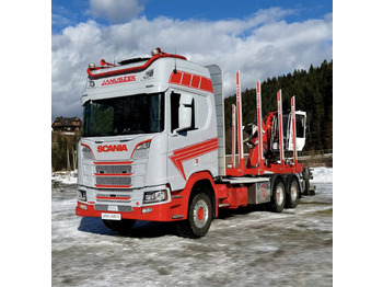 SCANIA R 580 Holztransporter