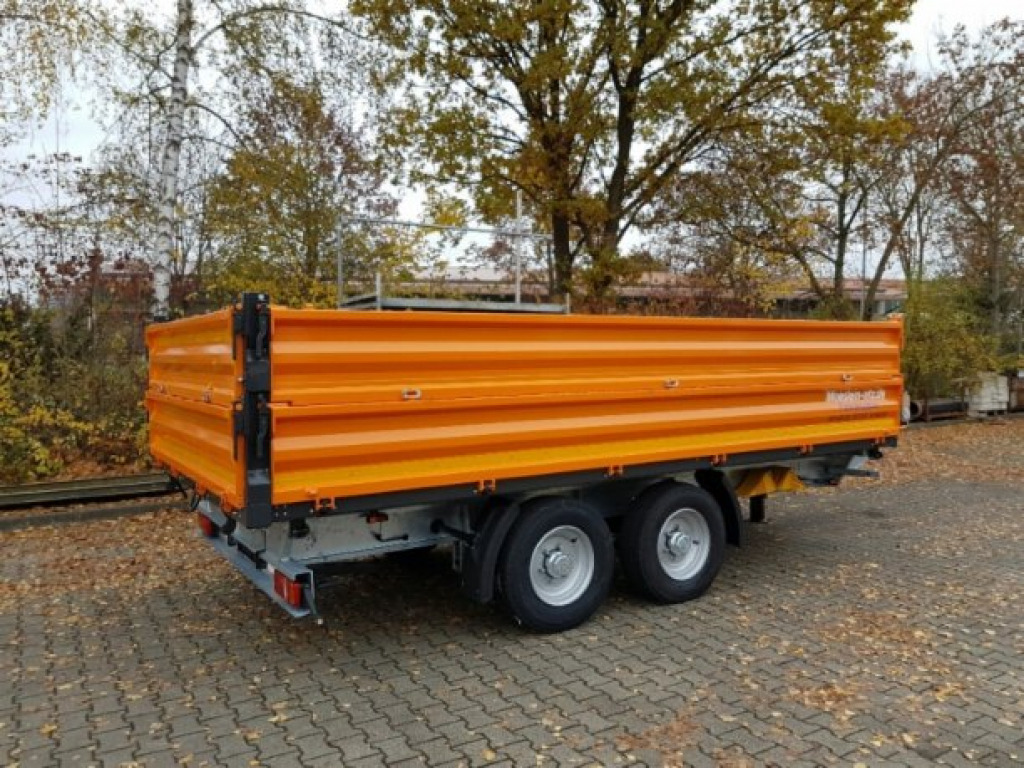 Möslein TTD13- BA Orange 13 t Tandem Kipper Tiefladermit Bordwand- Aufsatz-- Neufahrzeug -- - Kipper Anhänger: das Bild 3 Möslein TTD13- BA Orange 13 t Tandem Kipper Tiefladermit Bordwand- Aufsatz-- Neufahrzeug -- - Kipper Anhänger: das Bild 3