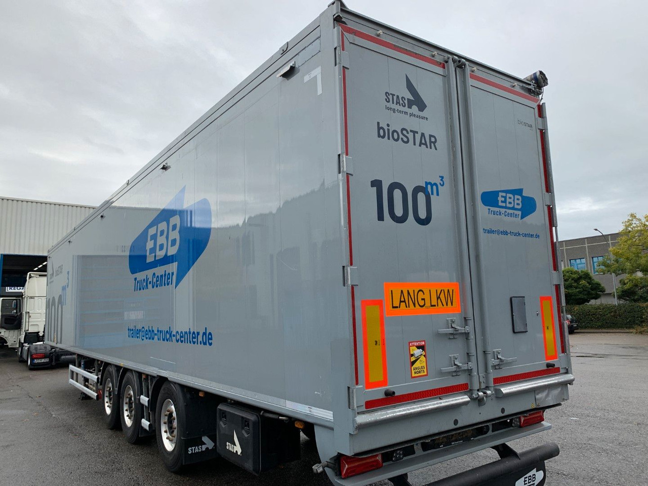 Stas bioSTAR ca 100 cbm 14,9 m Innenlänge - Schubboden Auflieger: das Bild 5 Stas bioSTAR ca 100 cbm 14,9 m Innenlänge - Schubboden Auflieger: das Bild 5