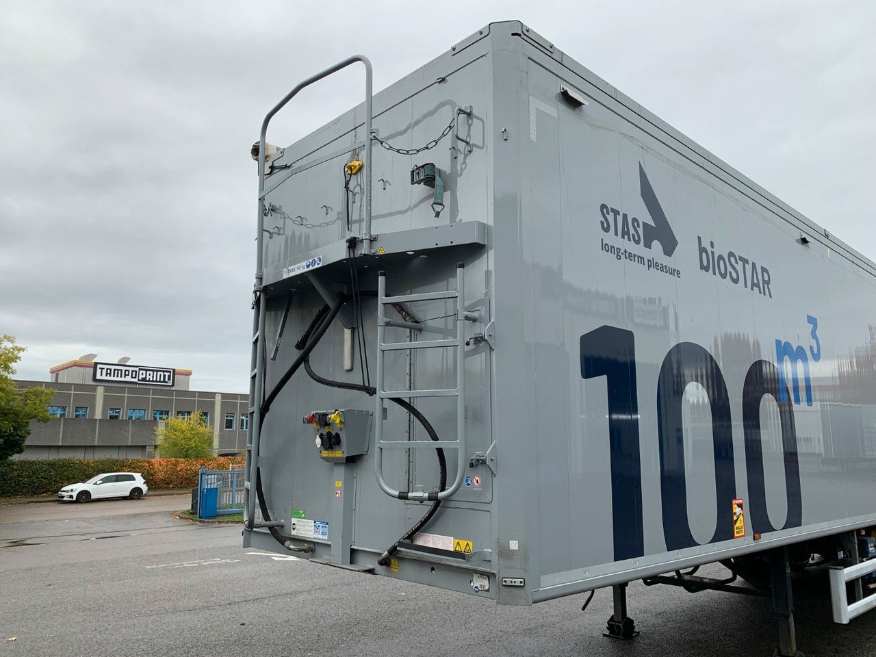 Stas bioSTAR ca 100 cbm 14,9 m Innenlänge - Schubboden Auflieger: das Bild 3 Stas bioSTAR ca 100 cbm 14,9 m Innenlänge - Schubboden Auflieger: das Bild 3
