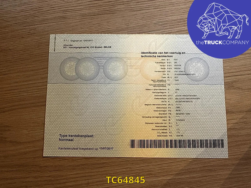 Fiat Doblò 1.4i PETROL / CNG - Kastenwagen: das Bild 2 Fiat Doblò 1.4i PETROL / CNG - Kastenwagen: das Bild 2