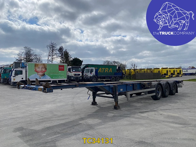 Container/ Wechselfahrgestell Auflieger TURBOS HOET: das Bild 1