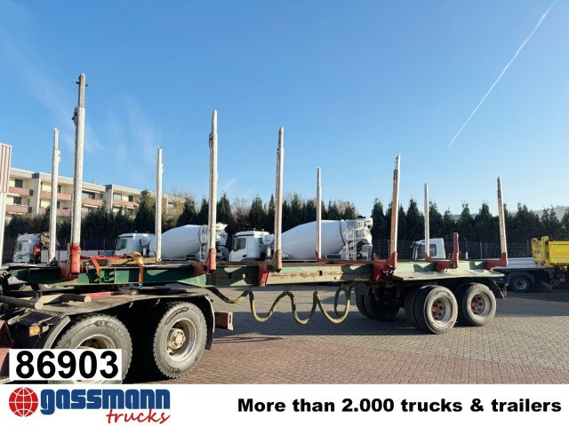 GLOGGER GSV 34, Lenk-/Liftachse, ausziehbar - Holzauflieger: das Bild 1 GLOGGER GSV 34, Lenk-/Liftachse, ausziehbar - Holzauflieger: das Bild 1