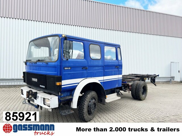 Iveco 120-23 AW 4x4 Doka, V8-Motor, Seilwinde - Fahrgestell LKW: das Bild 1 Iveco 120-23 AW 4x4 Doka, V8-Motor, Seilwinde - Fahrgestell LKW: das Bild 1