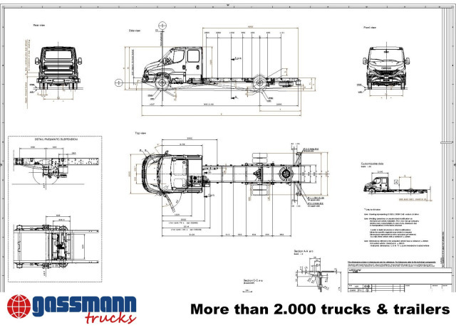 Iveco Daily 72C18H/P DK 4x2, Nebenantrieb, Mehrfach - Fahrgestell LKW: das Bild 5 Iveco Daily 72C18H/P DK 4x2, Nebenantrieb, Mehrfach - Fahrgestell LKW: das Bild 5