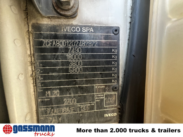 Iveco EuroCargo ML80E18K 4x2 - Kipper: das Bild 3 Iveco EuroCargo ML80E18K 4x2 - Kipper: das Bild 3