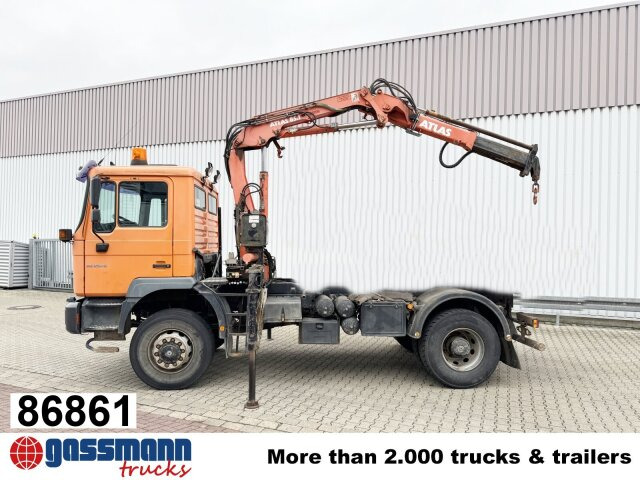 MAN 18.255 MAK 4x4 BB, Kran Atlas AK 85.1 A1 - Kipper, Autokran: das Bild 1 MAN 18.255 MAK 4x4 BB, Kran Atlas AK 85.1 A1 - Kipper, Autokran: das Bild 1