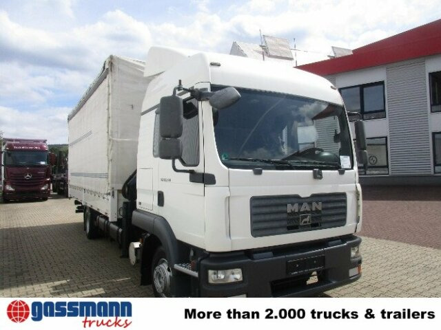 Plane LKW, Autokran MAN TGL 12.240BL 4x2, mit Kran Hiab 088 mit Funk: das Bild 14 Plane LKW, Autokran MAN TGL 12.240BL 4x2, mit Kran Hiab 088 mit Funk: das Bild 14