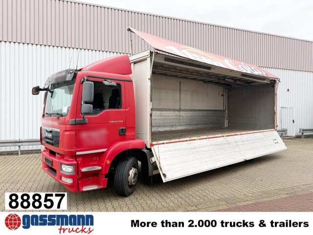 MAN TGM 22.290 6x2-4 LL, EEV, Lenkachse, 2x AHK, - Koffer LKW: das Bild 1 MAN TGM 22.290 6x2-4 LL, EEV, Lenkachse, 2x AHK, - Koffer LKW: das Bild 1