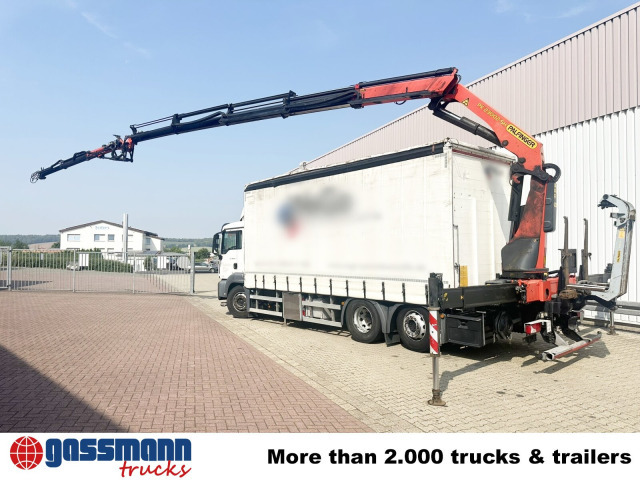 Pritsche LKW, Autokran MAN TGS 26.400 6x2-4 LL, Lenk-/Lift, Edscha,: das Bild 8 Pritsche LKW, Autokran MAN TGS 26.400 6x2-4 LL, Lenk-/Lift, Edscha,: das Bild 8