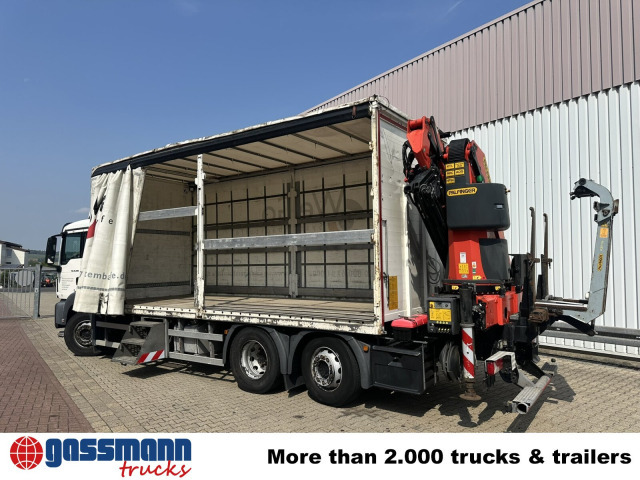 Pritsche LKW, Autokran MAN TGS 26.400 6x2-4 LL, Lenk-/Lift, Edscha,: das Bild 11 Pritsche LKW, Autokran MAN TGS 26.400 6x2-4 LL, Lenk-/Lift, Edscha,: das Bild 11