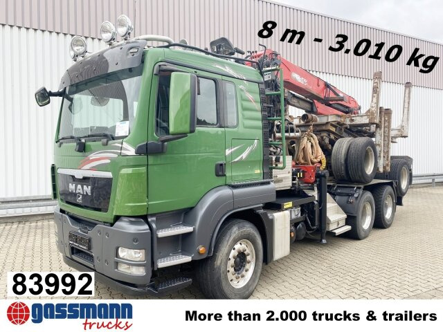 MAN TGS 26.480 6x4 BB, Intarder, Kran Epsilon - Holztransporter, Autokran: das Bild 1 MAN TGS 26.480 6x4 BB, Intarder, Kran Epsilon - Holztransporter, Autokran: das Bild 1