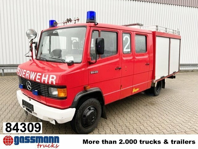 Mercedes-Benz 814 D 4x2 Doka, TLF 8 - Feuerwehrfahrzeug: das Bild 1 Mercedes-Benz 814 D 4x2 Doka, TLF 8 - Feuerwehrfahrzeug: das Bild 1