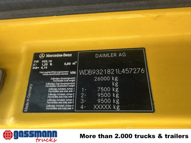 Mercedes-Benz Actros 3348 AK 6x6, Bordmatik links - Kipper: das Bild 4 Mercedes-Benz Actros 3348 AK 6x6, Bordmatik links - Kipper: das Bild 4