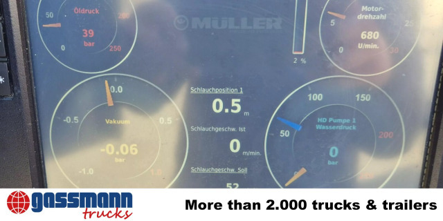 Mercedes-Benz Arocs 1843 L 4x2, Müller Canalmaster ca. 8m³, - Kehrmaschine: das Bild 2 Mercedes-Benz Arocs 1843 L 4x2, Müller Canalmaster ca. 8m³, - Kehrmaschine: das Bild 2