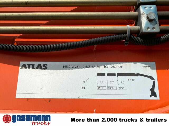 Mercedes-Benz Arocs 2545 L/6x2/4, Atlas Kran, 145.2-A19 VB, - Pritsche LKW, Autokran: das Bild 3 Mercedes-Benz Arocs 2545 L/6x2/4, Atlas Kran, 145.2-A19 VB, - Pritsche LKW, Autokran: das Bild 3