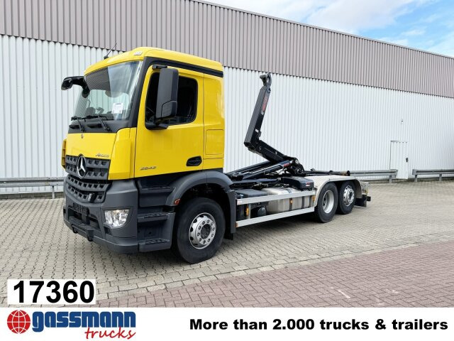 Mercedes-Benz Arocs 2642 L 6x2/42, Liftachse, Hiab 21S56 bis - Abrollkipper: das Bild 1 Mercedes-Benz Arocs 2642 L 6x2/42, Liftachse, Hiab 21S56 bis - Abrollkipper: das Bild 1