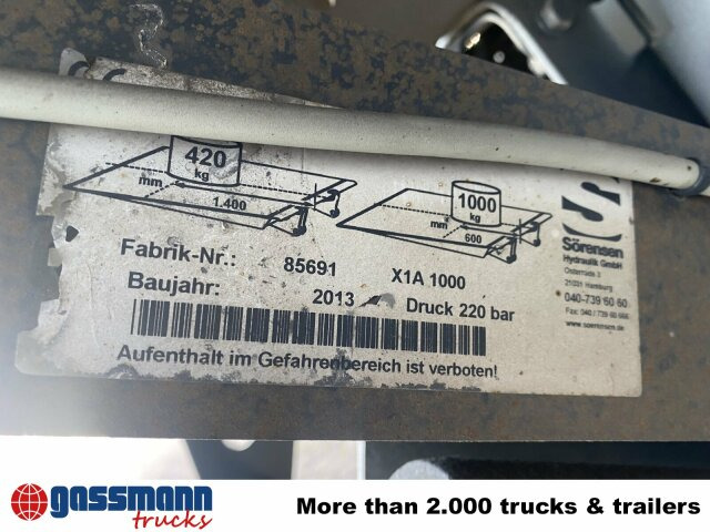 Mercedes-Benz Atego 816 4x2 mit Sörensen LBW - Koffer LKW: das Bild 4 Mercedes-Benz Atego 816 4x2 mit Sörensen LBW - Koffer LKW: das Bild 4