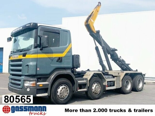 Scania R420 CB 8x4 MNZ, Retarder, Euro4 - Abrollkipper: das Bild 1 Scania R420 CB 8x4 MNZ, Retarder, Euro4 - Abrollkipper: das Bild 1