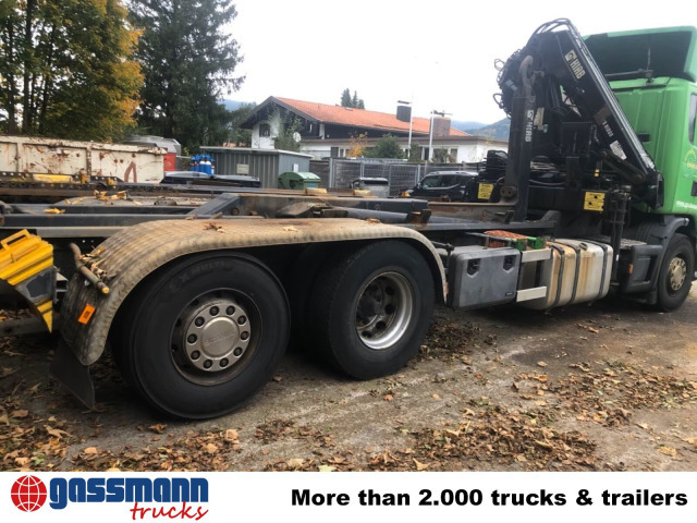 Scania Scania G 480/6x2-4, Lenk-Liftachse, Hiab Kran - Abrollkipper, Autokran: das Bild 4 Scania Scania G 480/6x2-4, Lenk-Liftachse, Hiab Kran - Abrollkipper, Autokran: das Bild 4