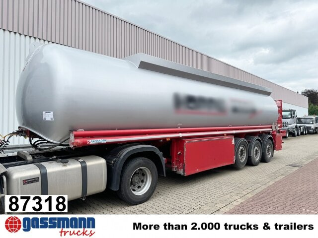 Schrader Z-STA 24-42.7/4, 4 Kammern, ca. 42700l, 2x - Tankauflieger: das Bild 1 Schrader Z-STA 24-42.7/4, 4 Kammern, ca. 42700l, 2x - Tankauflieger: das Bild 1
