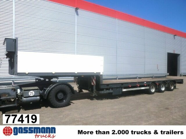 Schwarzmüller STP 3/ZV-N, 3-Achse nachlaufgelenkt, mit 6x - Tieflader Auflieger: das Bild 1 Schwarzmüller STP 3/ZV-N, 3-Achse nachlaufgelenkt, mit 6x - Tieflader Auflieger: das Bild 1